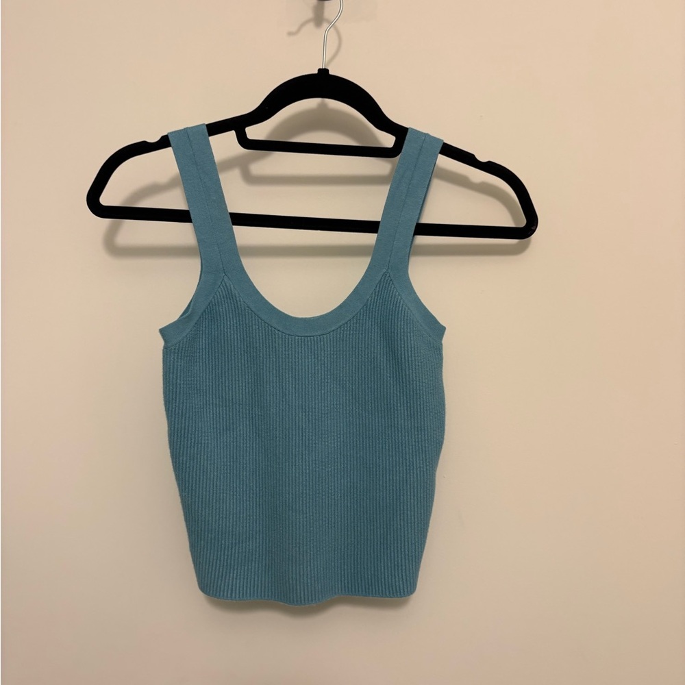 Abercrombie & Fitch Teal ottoman Tank Top